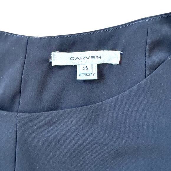 Carven Black Mini Dress Twist - Picture 3 of 9